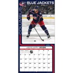 JF Turner Kalendář Columbus Blue Jackets NHL 2026 Wall Calendar