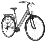 KROSS SENTIO 1.0, rám 18" (S), model 2025, pneu 28", barva grafitová - ZDARMA dopravné, seřízení, odborná montáž a koš na zadní nosič! (Záruka nejlepší ceny! Nakupujte u autorizovaného prodejce!)