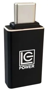 LC-Power LC-ADA-U31C černá / Adaptér / USB-C (M) na USB-A (F) / hliníkové tělo (LC-ADA-U31C)