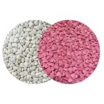 Dortisimo 4Cake Cukrová srdíčka bílá a růžová (120 g)