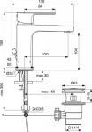 IDEAL STANDARD - Cerafine D Umyvadlová baterie s výpustí, chrom BC491AA