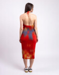 Thinking MU Flowers Pleated Miriam Dress MULTICOLOR L