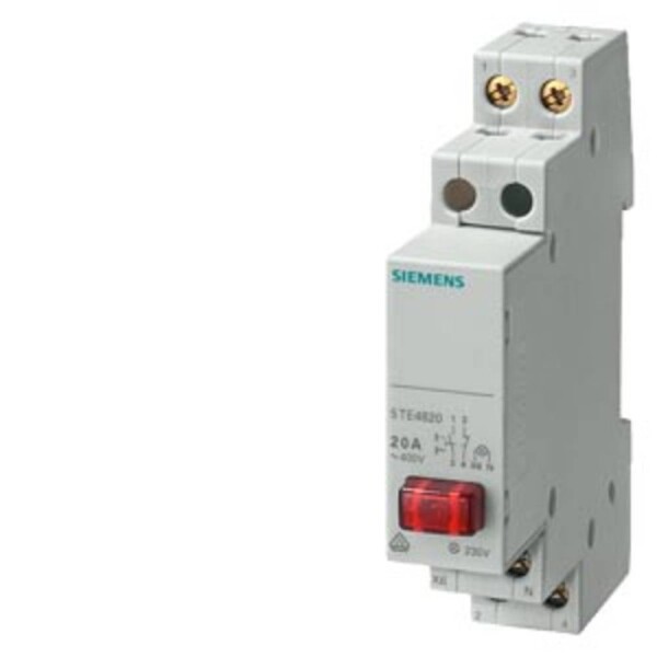 šedá 6 mm² 20 A 1 spínací kontakt, 1 rozpínací kontakt Siemens 5TE4820