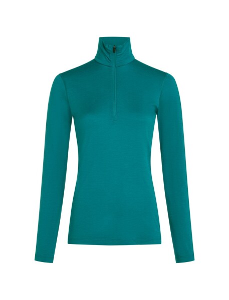 ICEBREAKER Wmns 200 Oasis LS Half Zip, Tidal Teal velikost: L