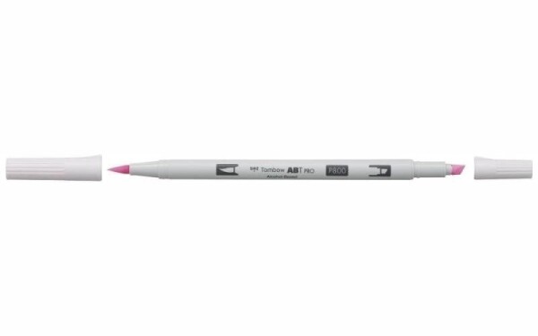 Tombow Oboustranný štětcový lihový fix ABT PRO - pale pink