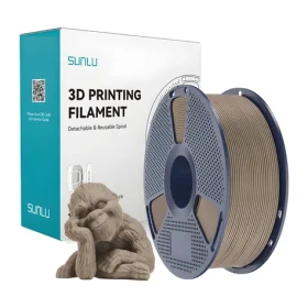 Sunlu Filament Wood / Struna pro 3D tiskárnu / dřevěný filament / 1 kg (Wood)