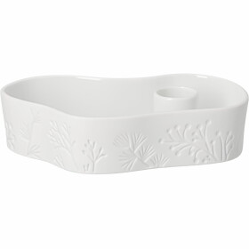 Räder Porcelánový svícen Winter Magic, bílá barva, porcelán