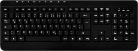 MediaRange MROS102 černá / kancelářská klávesnice / USB / DE layout / 1.5 m (MROS102)