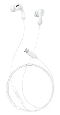 Baseus Encok CZ20 bílá / Sluchátka s mikrofonem / ovládací tlačítko / USB-C (6932172657857)
