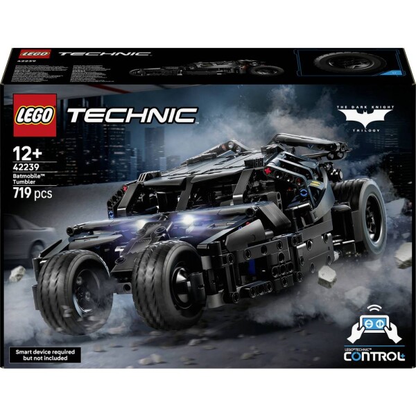 42239 LEGO® TECHNIC BatmobiltTM Tumbler; dálkově ovládané hračky; Batman™, model s řízením a světlomety; dárkové nápady pro děti od 12 let