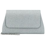 Módní dámská plesová kabelka Moon Jamia, stříbrná