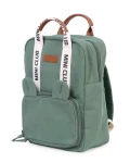 Childhome Dětský batoh Mini Club Signature Green / Rozměry: 32 x 23 x 10 cm (CWKIDSCGR)