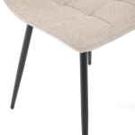 Jídelní židle, béžová, látka, DCL-V2017 CRM2