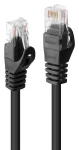 Lindy černá / Patch kabel / Cat6 U/UTP / RJ-45 / 5 m (48195)
