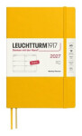 Týdenní plánovač Sunflower, Medium A5 2027, Softcover, anglicky