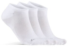 Craft CORE DRY FOOTIES 3 PAIR 1910638-900000 bílé - Běžecké ponožky CRAFT CORE Dry Footies 5-pack - bílá Velikost textilu: 34-36