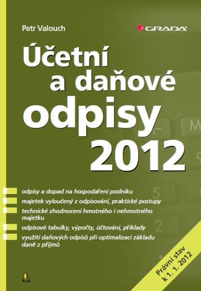 Účetní a daňové odpisy 2012 - Petr Valouch