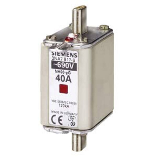 Siemens 3NA78226 sada pojistek Velikost pojistky = 0 63 A 690 V 3 ks