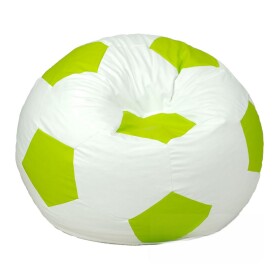 FRONTI Sedací vak - míč 80 cm - bílá + zelená