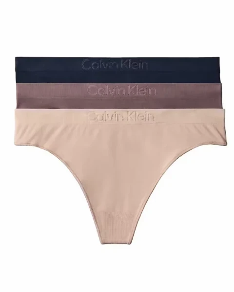 Dámská bezešvá tanga Calvin Klein QD52113