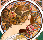Nástěnný kalendář vázankový/kravata 2026 Helma - Alfons Mucha
