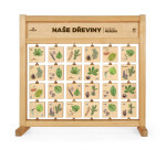 Pexeso zvukové stolní - Naše dřeviny