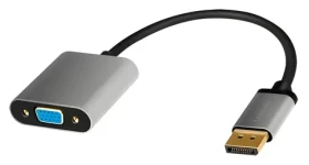 DisplayPort - VGA černá / Redukce / 0,15 m / 1080p 60 Hz / Hliníkové tělo (CDA0109)