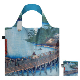 Skládací nákupní taška LOQI UTAGAWA HIROSHIGE Senju Great Bridge