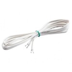 Kabel pro pojistku přehřátí Sentiotec 2x0,5 mm2, bílý, silikon CFSSTC587L