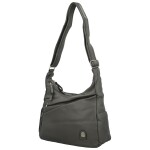 Stylová dámská koženková crossbody kabelka Arleta, tmavě šedá