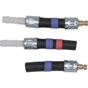 KS Tools 150.1872 Sada adaptérů, Ø 3 mm (fialová)