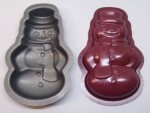 Dortisimo Formičky teflonové Sněhuláci 7,5 cm (10 ks)
