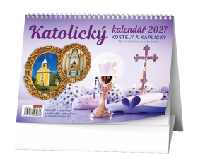 Stolní kalendář 2027 Baloušek Katolický kostely a kapličky