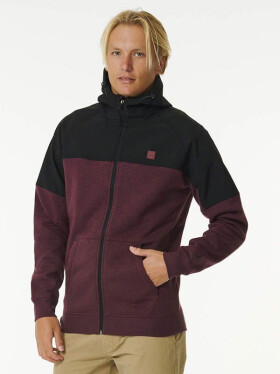 Rip Curl ANTI SERIES VIRAL MAROON pánská mikina