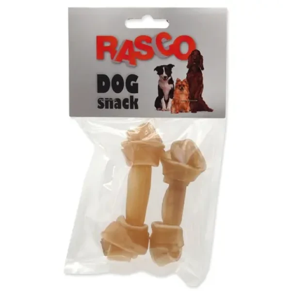Rasco uzel bůvolí 10 cm, 2 ks / Pochoutka pro psy / Žvýkací / Buvolí kůže / Malý, střední, velký (4904-69011)