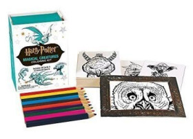Harry Potter Magical Creatures Coloring Kit - Press Running