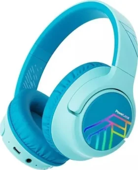 PowerLocus ML Bobo modrá / Dětská bezdrátová sluchátka s mikrofonem / Bluetooth (48198-0)