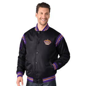 Starter Pánská bunda Los Angeles Kings NHL Vintage Enforcer Varsity Satin Jacket Velikost: M