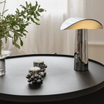 GEJST Magnetický svícen na čajovou svíčku Molekyl 1 – Chrome, stříbrná barva