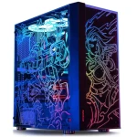 Aerocool Skribble RGB černá / ATX / 2x USB-A 3.0 / 3x 120mm / bez zdroje / průhledná bočnice (ACCM-PB28013.11)