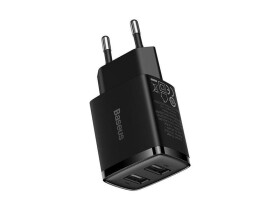 Adaptér USB BASEUS Compact Black 2xUSB