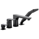 Vanová baterie 4-otvory Mokait Black
