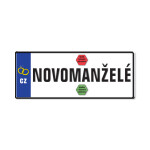 Svatební přání - SPZ Novomanželé - Albi