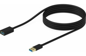 KRUX Prodlužovací kabel USB-A (M) - USB-A (F) 1.5 m černá (KRX0053)