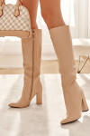 Klasické Boty Na Sloupek Nude Mayra 37