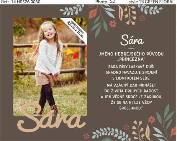 60_Fotorámeček se jménem_Sára - Albi