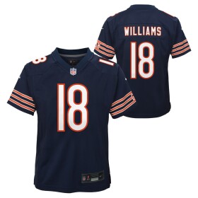 Nike Dětský dres Chicago Bears NFL Caleb Williams #18 Game Navy (YOUTH)