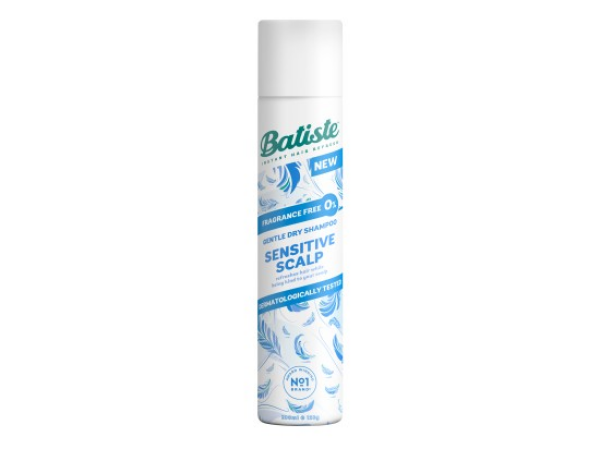 Batiste Suchý šampon Sensitive Scalp Fragrance Free 200 ml