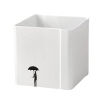 Räder Porcelánový obal na květináč Umbrella, bílá barva, porcelán
