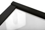 REA/S - Sprchová kabina Hugo Double Black 100x100 KPL-K6602